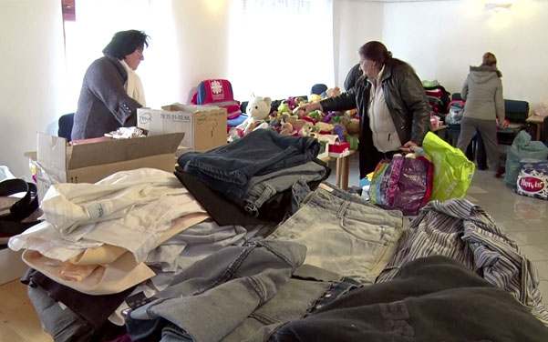 Szétosztották az adományokat