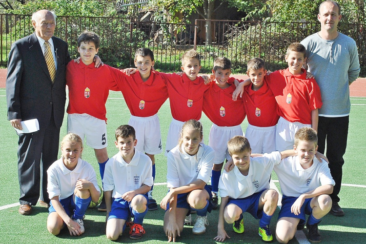 Buzánszky Jenő köszöntése Dombóváron